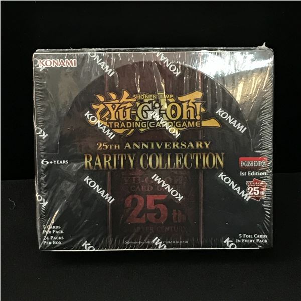 YU GI OH!N TCG 25TH ANNIVERSARY RARITY COLLECTION ENGLISH 1ST EDITION SEALED BOX