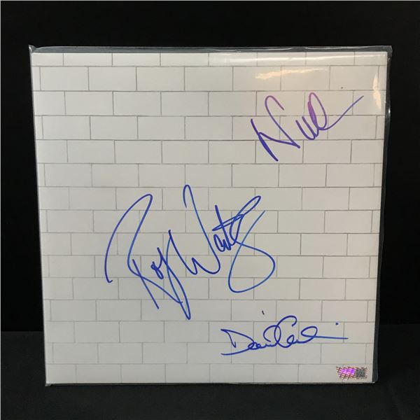 ROGER WATERS,DAVID GILMORE AND NICK MASON SIGNED THE WALL ALBUM (ACE COA)