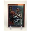 Image 1 : TOPPS SHAQUILLE O'NEAL SIGNED 1996 TOPPS FINEST TRADING CARD