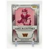 Image 2 : LUKE MACAFFREY SIGNED PANINI FIRST IMPRESSIONS PATCH ROOKIE CARD 8/49