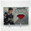 Image 1 : 2024 UPPER DECK BLACK DIAMOND DIAMOND DEBUT RELICS LUKE HUGHES PATCH ROOKIE CARD