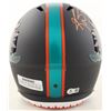 Image 3 : RICKY WILLIAMS SIGNED AND INSCRIBED DOLPHINS FULL SIZE HELMET (BECKETT COA)