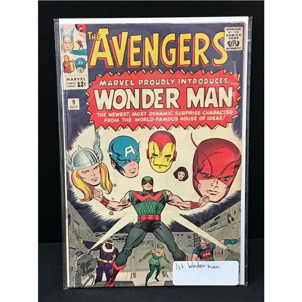 THE AVENGERS #9 1ST APPEARANCE OF WONDER MAN - MARVEL COMICS