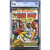Image 1 : THE INVICIBLE IRON MAN #55 - CGC GRADE 9.6 (1ST APP THANOS AND MORE)