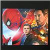 Image 1 : TOM HOLLAND AND ROBERT DOWNEY JNR DUAL SIGNED SPIDERMAN 8X10 - KB COA