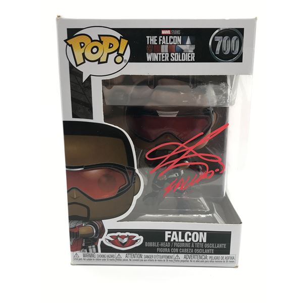 ANTHONY MACKIE SIGNED FALCON FUNKO POP - KB COA