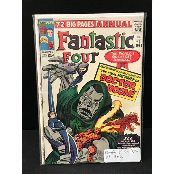 FANASTIC FOUR ANNUAL #2 1ST BORIS - MARVEL COMICS