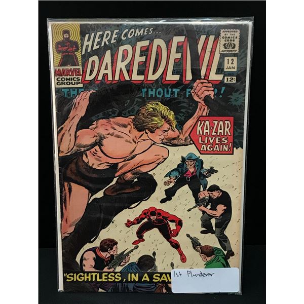 DAREDEVIL #12 1ST PLUNDERER - MARVEL COMICS