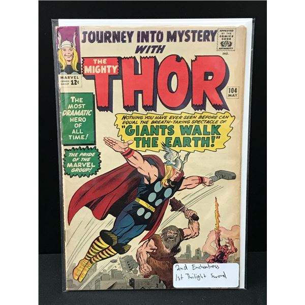 JOURNEY INTO MYSTERY THE MIGHTY THOR #104 1ST TWILIGHT SWORD - MARVEL COMICS