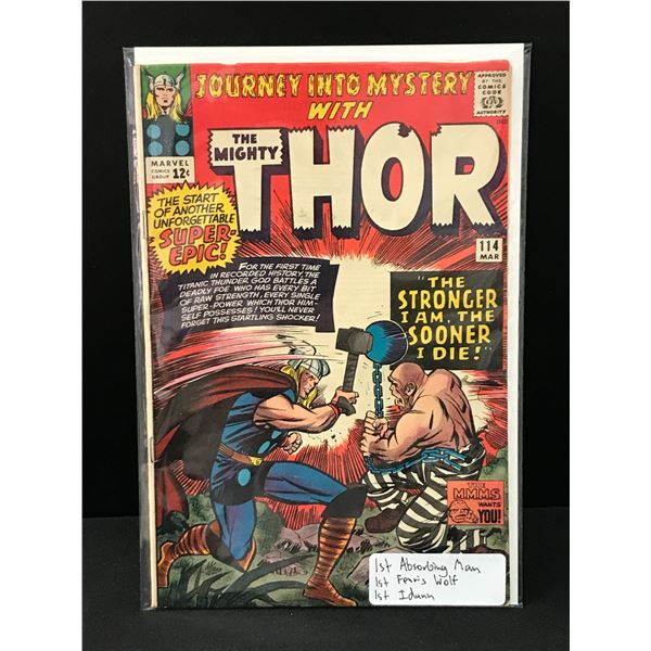 JOURNEY INTO MYSTERY THE MIGHTY THOR #114 SEVERAL FIRSTS - MARVEL COMICS