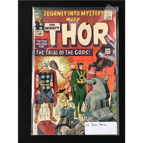 JOURNEY INTO MYSTERY THE MIGHTY THOR #116 1ST NORM STONES - MARVEL COMICS