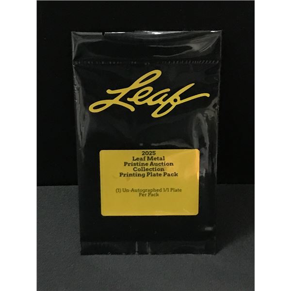 2025 LEAF METAL COLLECTION PRINTING PLATE PACK SEALED CONTAINS 1/1