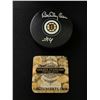 Image 1 : BOBBY ORR SIGNED BRUINS HOCKEY PUCK (GOLD CERT COA)
