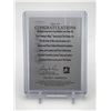 Image 2 : IN THE GAME CHRIS CHELIOS AND GUY CARBONNEAU DUAL PATCH CUP HOLDERS TRADING CARD