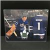 Image 1 : TORONTO MAPLE LEAFS GARDENS AUTHENTIC SEAT PIECE JOHNNY BOWER (IN THE GAME COA)
