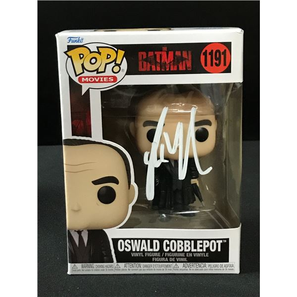 COLIN FARREL SIGNED OSWALD COBBLEPOT FUNKO POP - KB COA