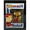Image 1 : ROBERT DOWNEY JR SIGNED IRON MAN FUNKO POP - KB COA