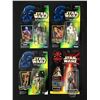 Image 1 : LOT OF 4  VINTAGE STAR WARS ACTION FIGURES - ON CARD