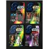 Image 1 : LOT OF 4  VINTAGE STAR WARS ACTION FIGURES - ON CARD