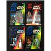 Image 1 : LOT OF 4  VINTAGE STAR WARS ACTION FIGURES - ON CARD