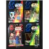 Image 1 : LOT OF 4  VINTAGE STAR WARS ACTION FIGURES - ON CARD