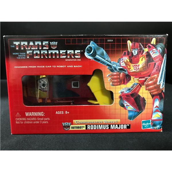 NEW IN BOX TRANSFORMERS COMMEMORATIVE SERIES RODIMUS MAJOR