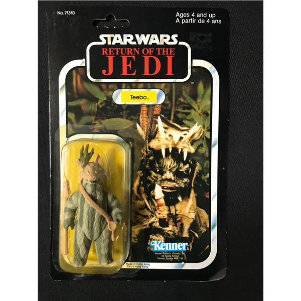 VINTAGE MINT IN CARD STAR WARS RETURN OF THE JEDI TEEBO  77 BACK