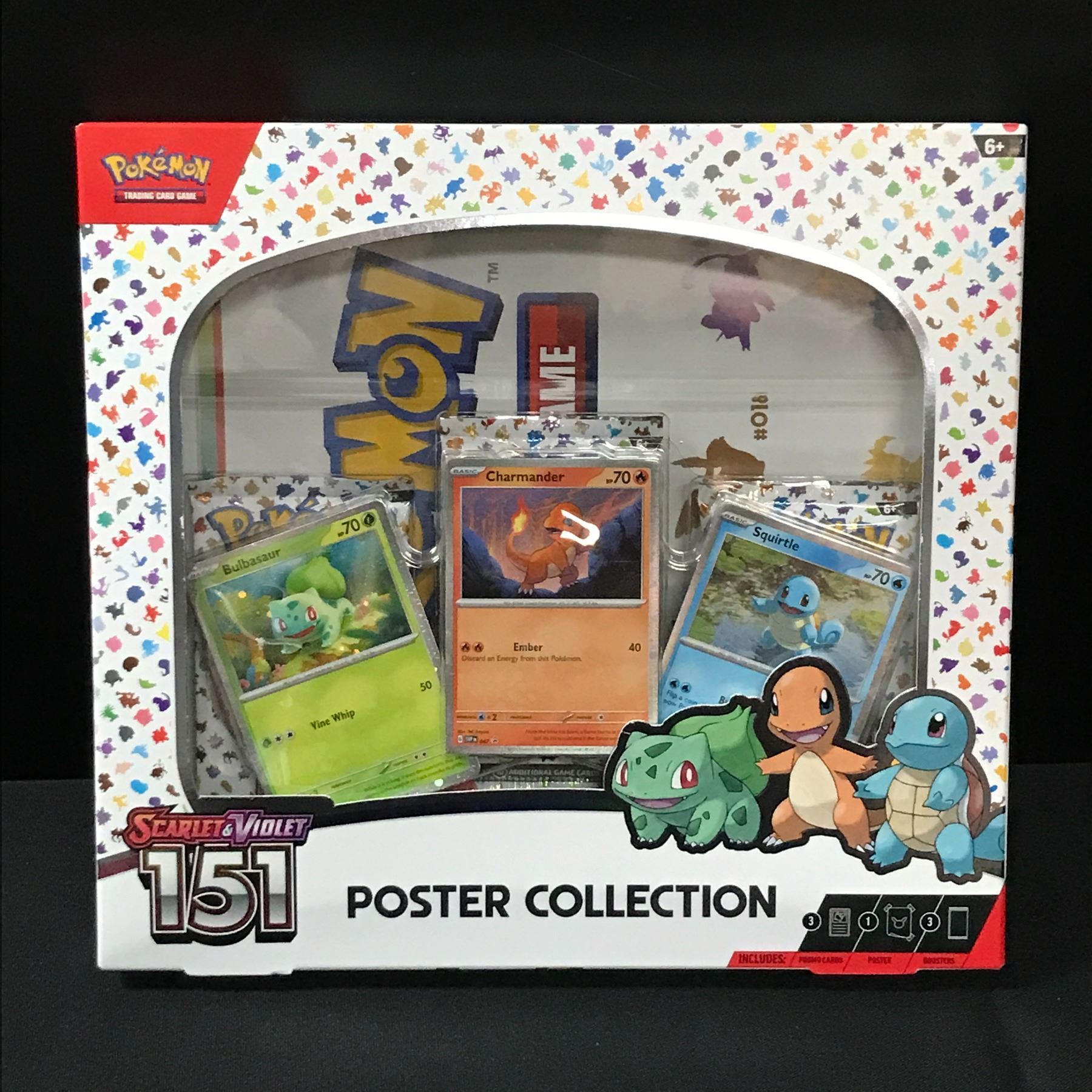 POKEMON TCG SCARLET & VIOLET 151 POSTER COLLECTION BOX