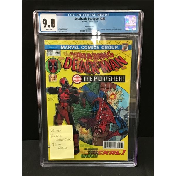 DESPICABLE DEADPOOL #287 - CGC GRADE 9.8