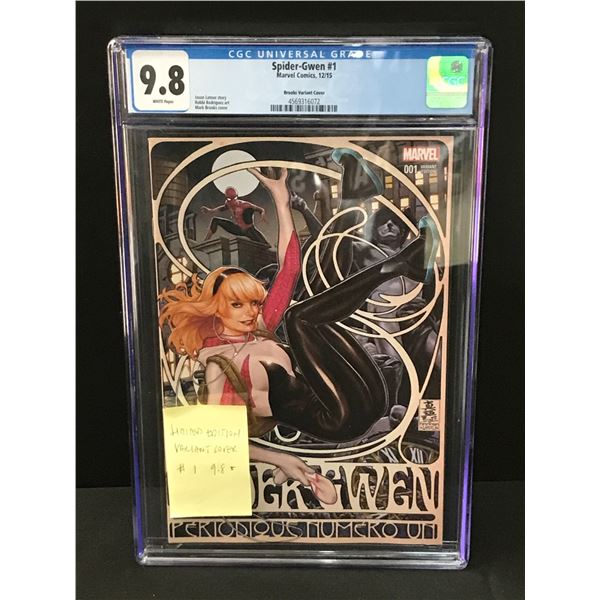 SPIDER-GWEN #1 - GCG GRADE 9.8