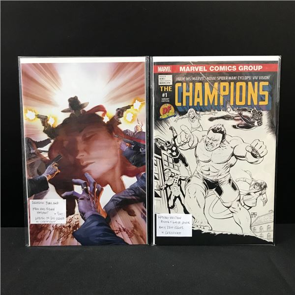 LOT OF 2 LIMITED EDITION COMICS
