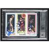 Image 1 : REPRINT CARD BIRD/JOHNSON/ERVING AUTHENTIC AUTOGRAPH - BECKETT COA GRADE 10