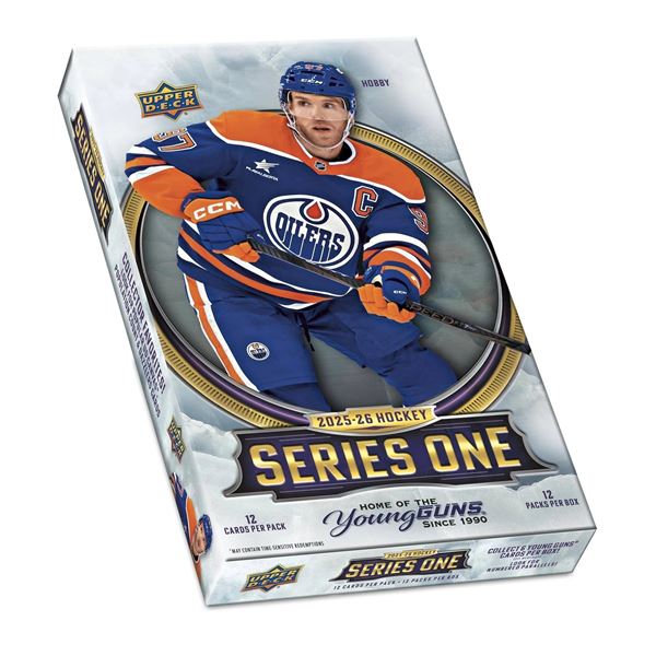 SEALED 2025-26 UPPER DECK YOUNG GUNS HOCKEY SERIES ONE HOBBY BOX