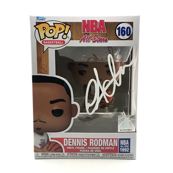 DENNIS RODMAN SIGNED FUNKO POP - KB COA
