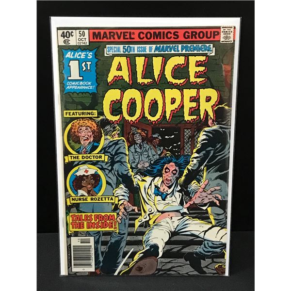 MAQRVEL COMICS NO.50 ALICE COOPER