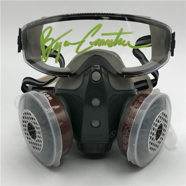 BRYAN CRANSTON SIGNED GAS MASK BREAKING BAD - KB COA