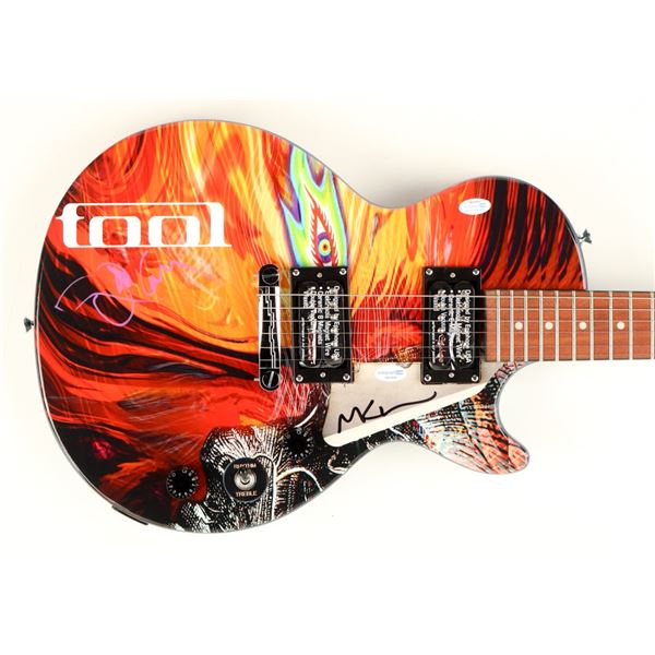 Maynard James Keenan & Danny Carey Signed Custom Autograph Edition 39" Electric Guitar (ACOA)