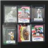 Image 1 : LOT OF 6 SIGNED TRADING CARDS