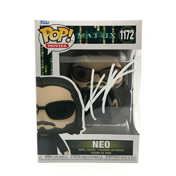 KEANU REEVES SIGNED NEO FUNKO POP - KB COA