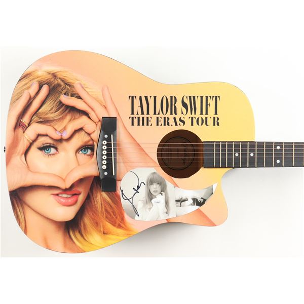 TAYLOR SWIFT SIGNED GUITAR JSA COA