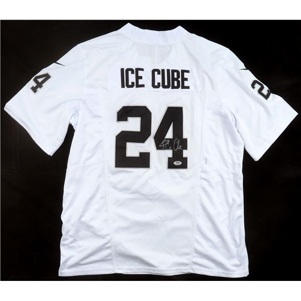 ICE CUBE SIGNED FOOTBALL JERSEY - PSA COA