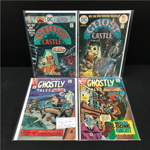 LOT OF 4 GHOST COMICS - DC AND CHARLTON COMICS