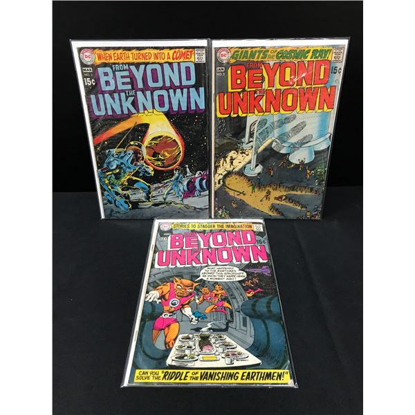 LOT OF 3 COMICS FROM BEYONG THE UNKNOWN #2-4  DC COMICS