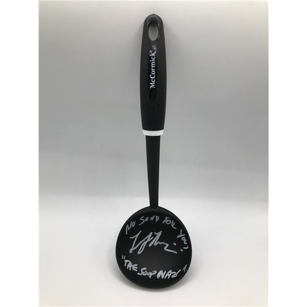 LARRY THOMAS SIGNED AND INSCRIBED LADLE - KB COA