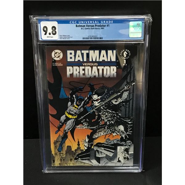 BATMAN VERSUS PREDATOR #1 - CGC GRADE 9.8