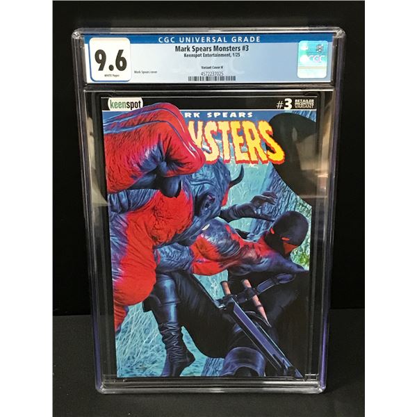 MARK SPEARS MONSTERS #3 - CGC GRADE 9.6
