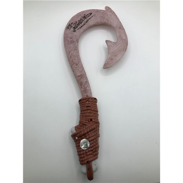 DWAYNE JOHNSON SIGNED MAUI HOOK - KB COA