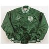 Image 1 : LARRY BIRD SIGNED BOSTON CELTICS SATIN JACKET (PSA COA)