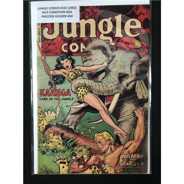 JUNGLE COMICS #151 - FICTION HOUSE