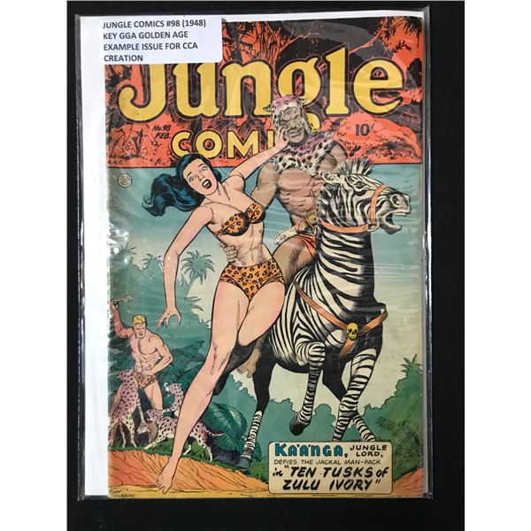 JUNGLE COMICS #98 - FICTION HOUSE